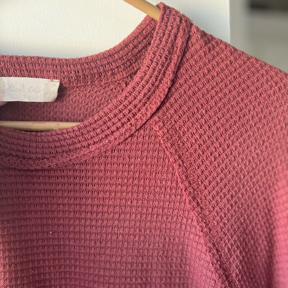 Altar’d State Waffle Knit Pullover